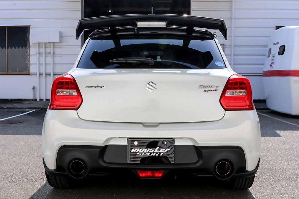 Monster Sport モンスタースポーツ Cピラーガーニッシュ シルバー スイフト ZC83S ZD83S 17.01~23.11(1~3型) K12C NA FF/4WD 5MT/CVT_画像5