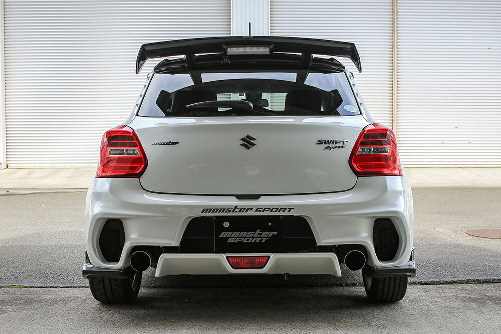 Monster Sport モンスタースポーツ Cピラーガーニッシュ シルバー スイフト ZC83S ZD83S 17.01~23.11(1~3型) K12C NA FF/4WD 5MT/CVT_画像6