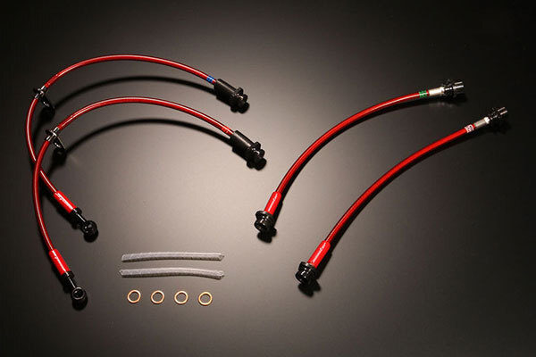 モンスタースポーツ ステンメッシュ・テフロンブレーキホース アルトワークス HA36S 15.12～18.11（1型） FF_画像1