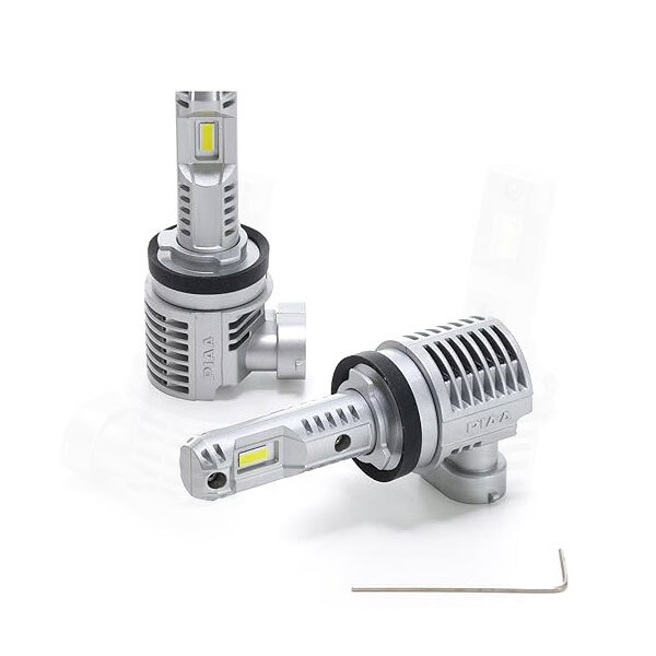 PIAA LEH232 フォグライト 超高輝度LED H11 6000K 純白色 6000lm フォルクスワーゲン ゴルフ(VII) AU系 H25.4～H29.4 HID車 純正D3S/H11