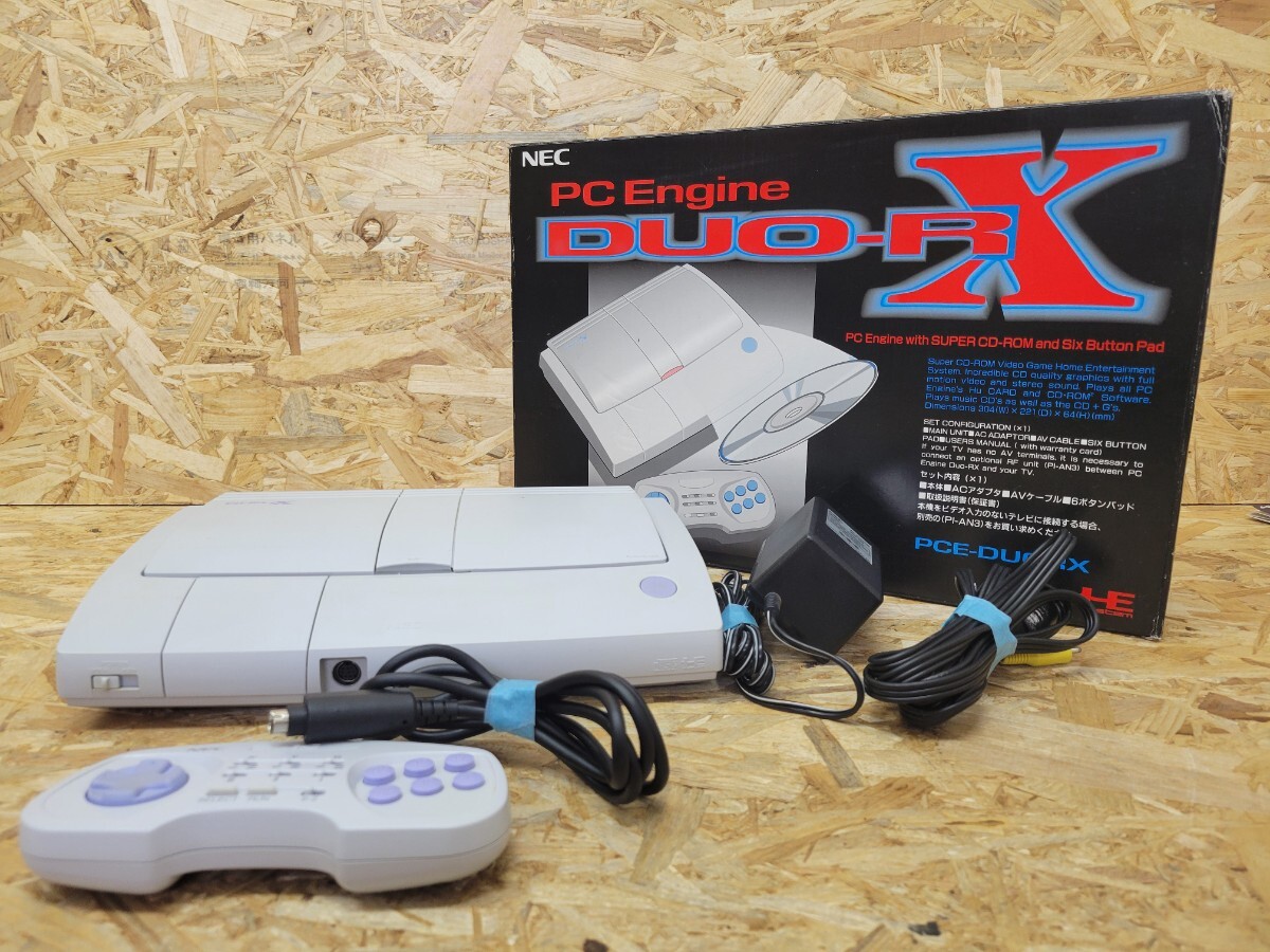 PCエンジン DUO-R 本体 箱説付き PC Engine Duo-R ※ジャンク PCエンジン DUO-R 本体 箱説付き PC Engine Duo-R ※ジャンク