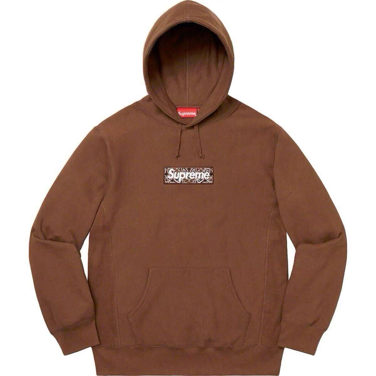 [ чай цвет S Bandana Box Logo Hooded Sweatshirt] supreme 19aw бандана box Logo Parker cross burberry north face nuptse 24aw