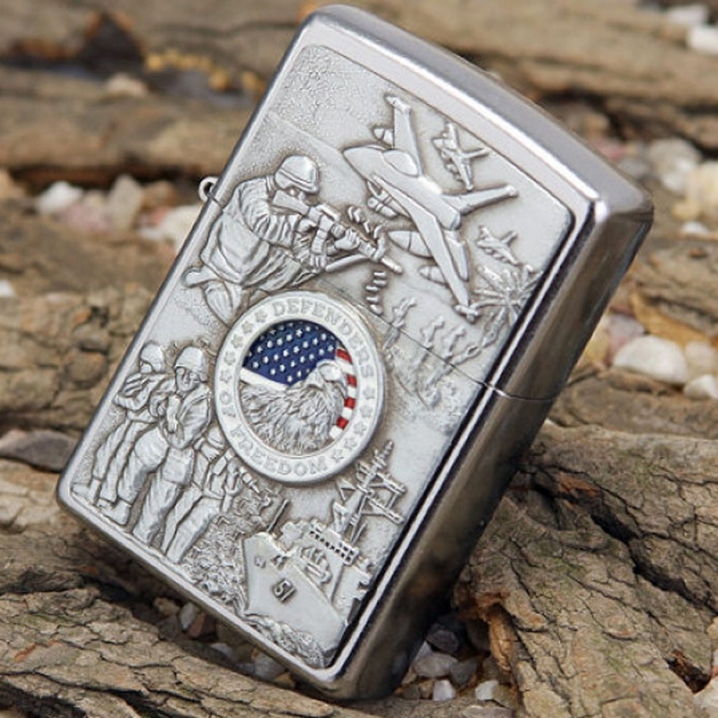 『3年保証』 日本未発売 ミリタリーZIPPO(ジッポー) MADE IN USA レア 並行 ミリタリー