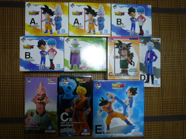☆一番くじ ドラゴンボール 孫悟空 ベジータ 孫悟飯 魔人ブウ 界王神 