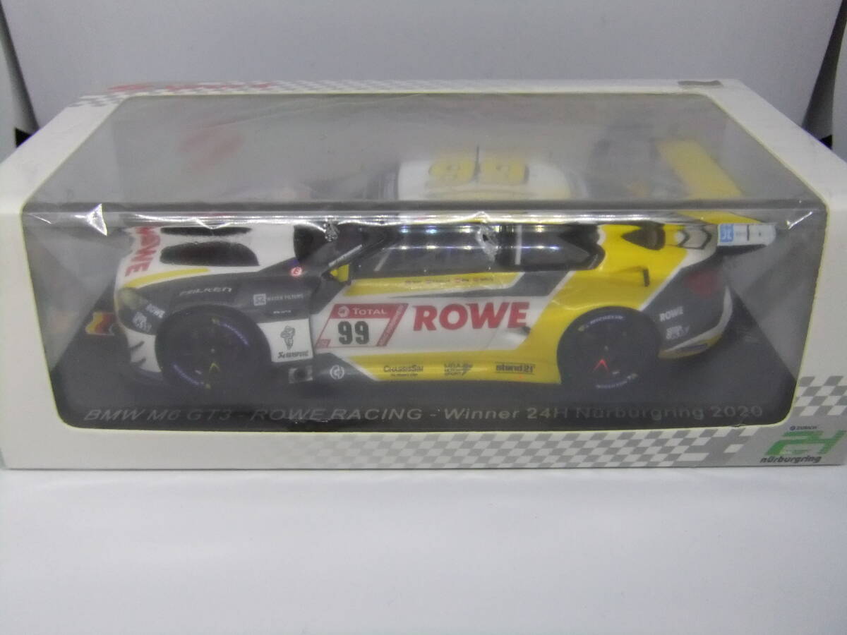 1/43 スパーク BMW M6 GT3 ROWE RACING Winner 24H Nur 2020