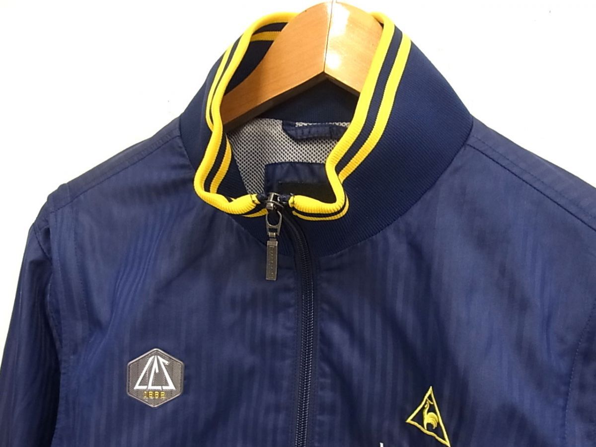  прекрасный товар *le coq sportif Le Coq s Porte .f Zip жакет 2way длинный рукав лучший окно жакет блузон мужской Golf 1 иен старт 