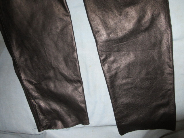 ◆革パンツ 革ズボン レザーパンツ 30インチ◆本牛革の画像8