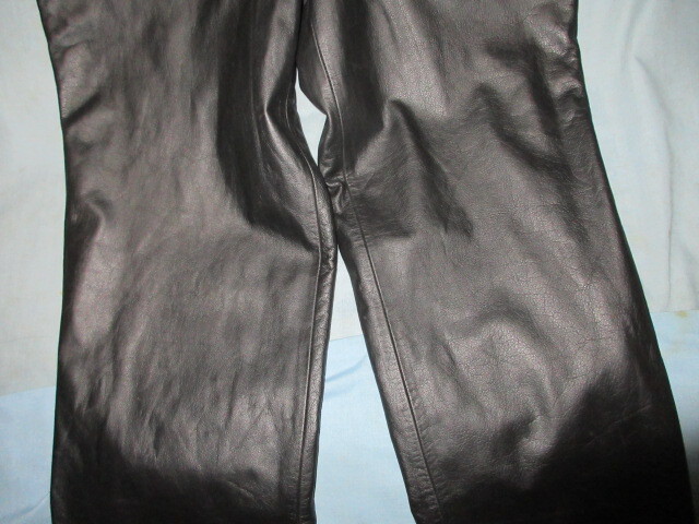 ◆革パンツ 革ズボン レザーパンツ 30インチ◆本牛革の画像4