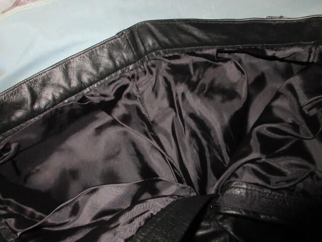 ◆革パンツ 革ズボン レザーパンツ 30インチ◆本牛革の画像9
