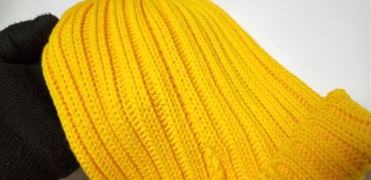 SIERRA DESIGNES シエラデザイン ニットキャップ CAP ニット 帽子 イエロー 展示未使用品_画像6
