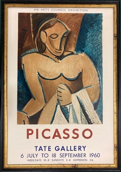 【特価】　≪　　パブロ・ピカソ　　≫　　オリジナルリトグラフ【石版画】　 1960年　　PICASSO-TATE GALLERY 　 PABLO　PICASSO