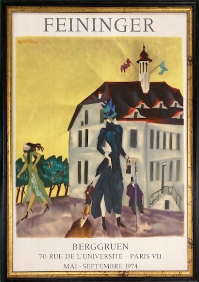 ≪　　リオネル・ファイニンガー　　≫　 オリジナルリトグラフ 　BERGGRUEN 　 1974年 　LYONEL FEININGER