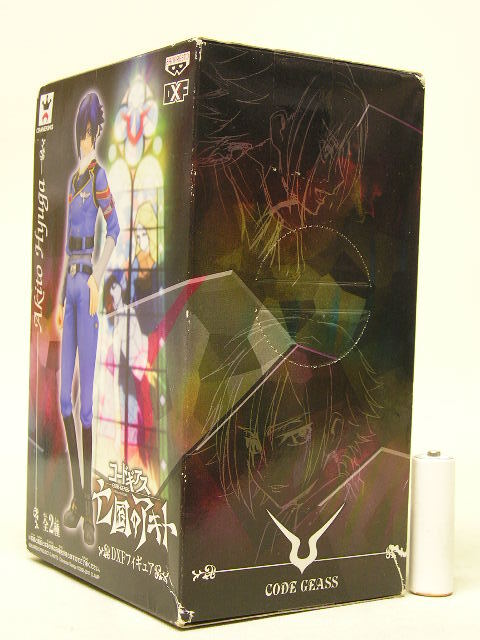 【箱イタミ】■バンプレスト コードギアス 亡國のアキト DXFフィギュア レイラ?マルカル/日向アキト 全2種