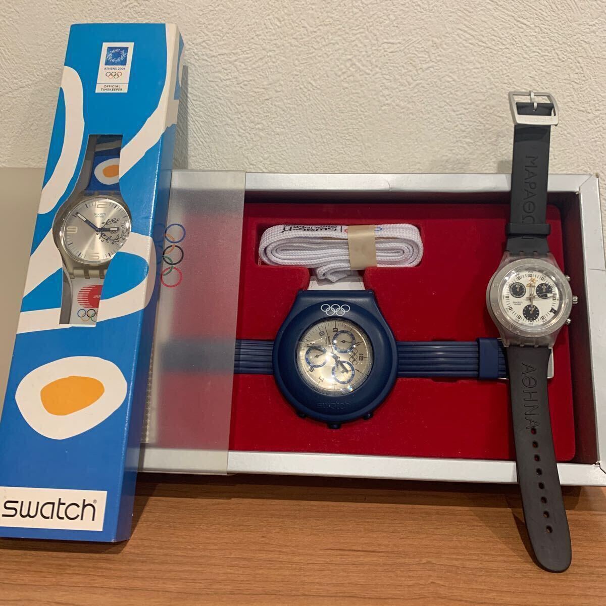 スウォッチ Swatch 2004年アテネオリンピック3本セット IRONY スウォッチ Swatch 2004年アテネオリンピック3本セット IRONY