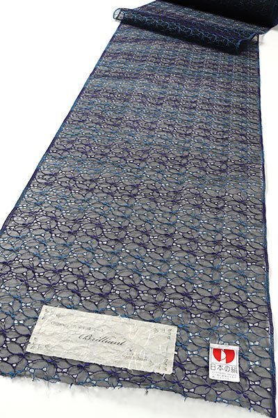 【和遊館】KTH1361　先染刺繍シルクオーガンジースリーシーズンコート