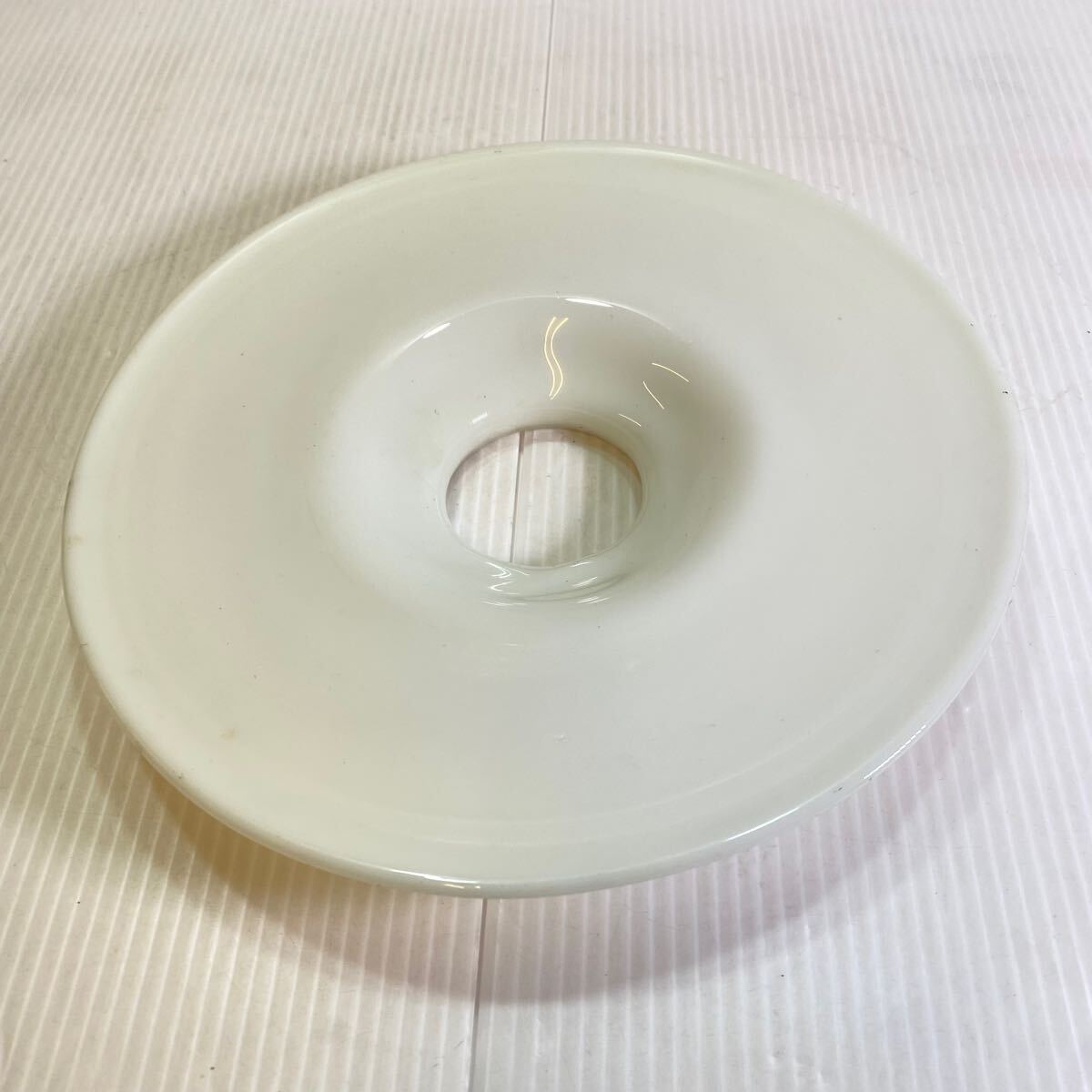 乳白ガラス 乳白色 電笠 電傘 昭和レトロ アンティーク ランプシェード 照明 硝子 インテリア 古道具 _画像2