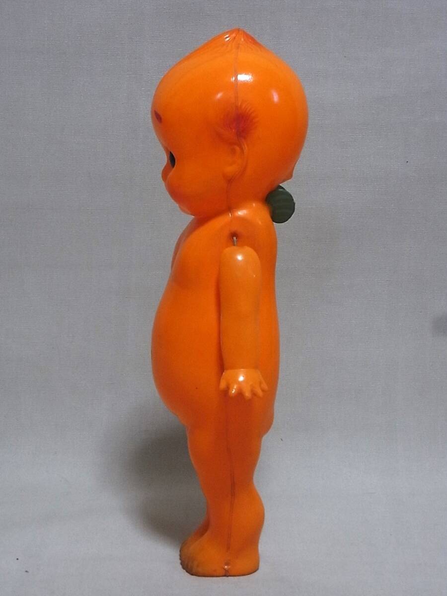  war front 0 cell Lloyd made kewpie doll doll orange color 29.5.0 Taisho Showa era the first period made in Japan QP Showa Retro toy Vintage doll toy 