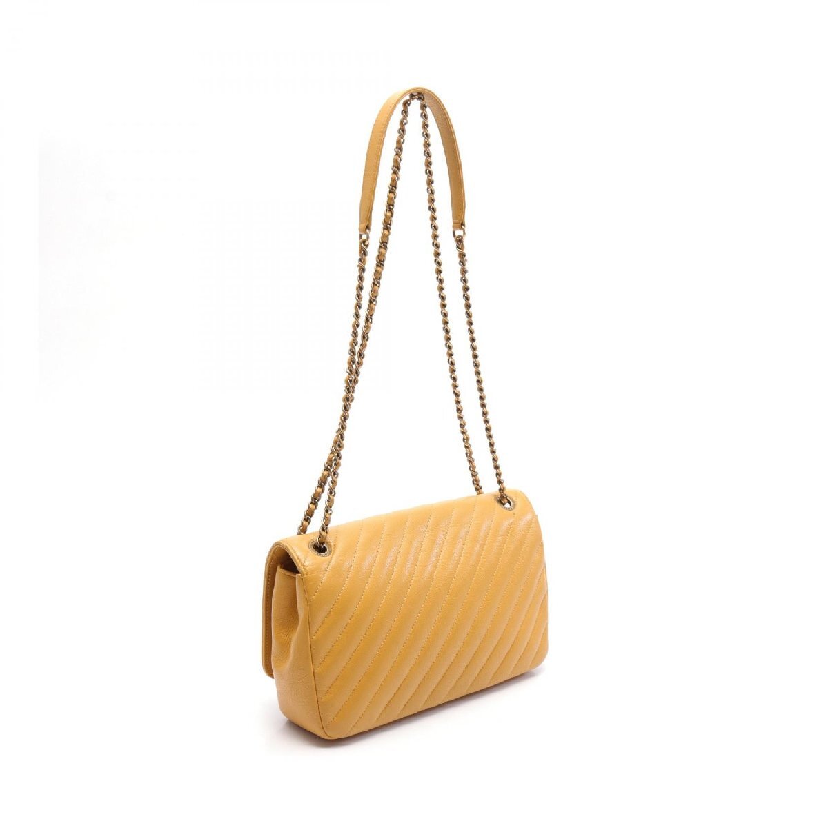 シャネル マドモアゼル ブランドオフ CHANEL レザー ショルダーバッグ レザー 中古 レディース