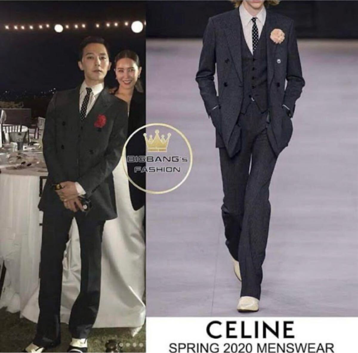 celine 20ss スーツ ジャケット g-dragon セリーヌ celine 20ss スーツ ジャケット g-dragon セリーヌ