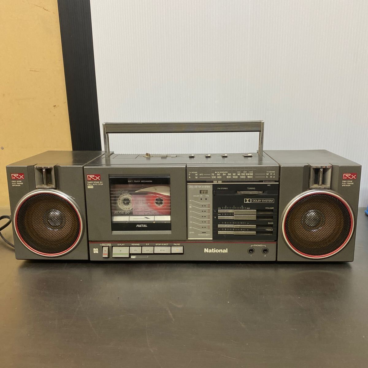 National】RX-C50 ラジカセ Vintage RADIO CASSETTE RECORDER National】RX-C50 ラジカセ Vintage RADIO CASSETTE RECORDER