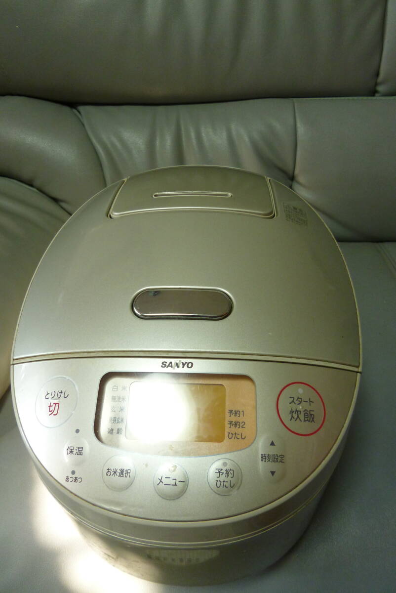 中古美品 SANYO 可変圧力IH おどり炊き 銅コート厚釜 ECJーJG１０ 作動品 