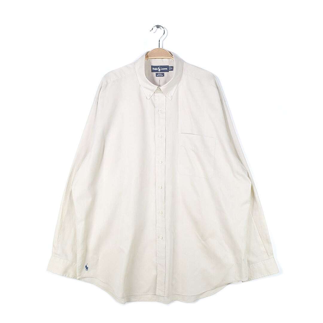 古着 90s USA製 Polo Ralph Lauren 裾ポニー ヘビー コットン