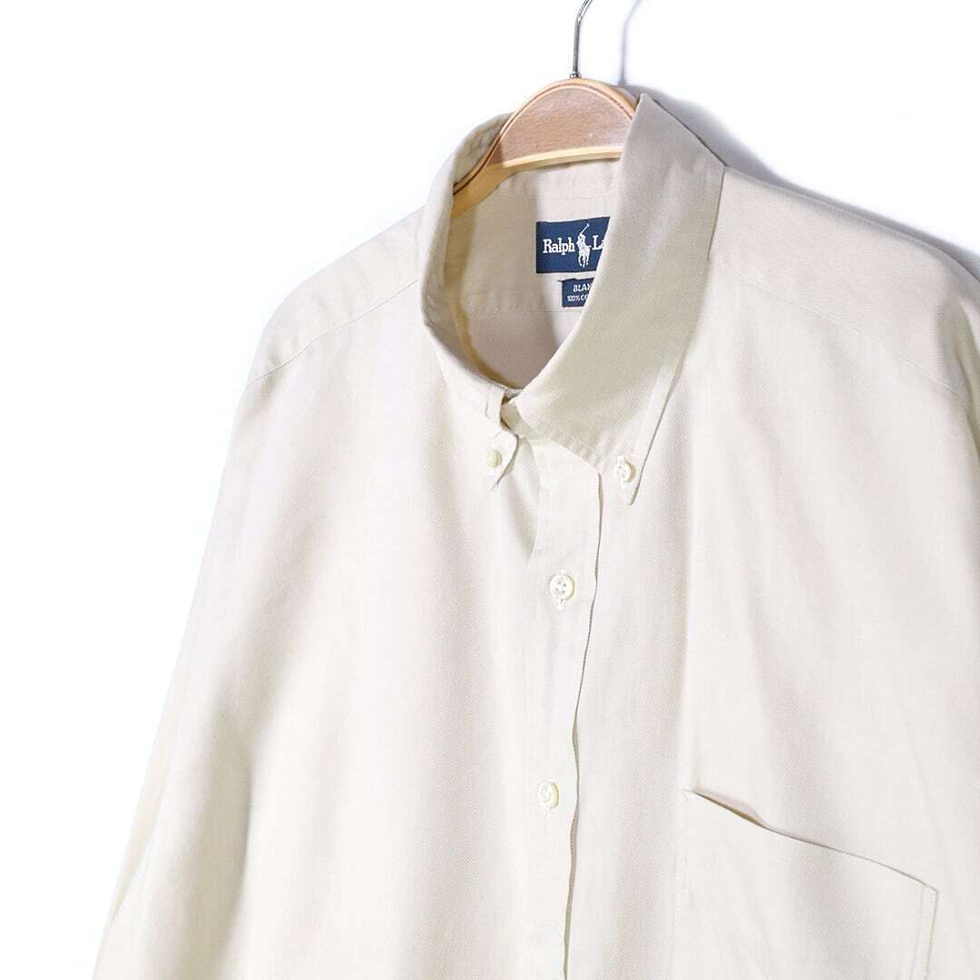 90s ラルフローレン BLAKE ビッグオックスフォードシャツ 裾 90s ラルフローレン BLAKE ビッグオックスフォードシャツ 裾