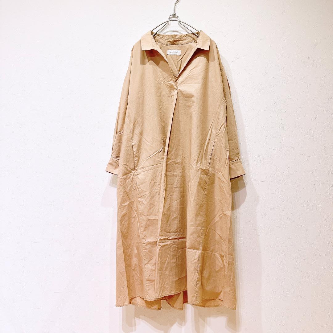 SIMPLICITE シンプリシティエ Aラインバックシャンシャツワンピース
