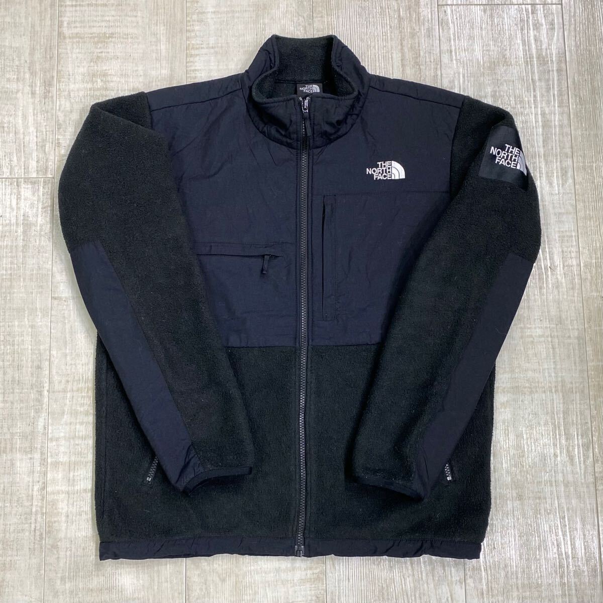 THE NORTH FACE Denali Jacket ノースフェイス デナリ ジャケット ボア フリース ジャケット ロゴ 刺繍 NA71951 SIZE M ブラック 系 611