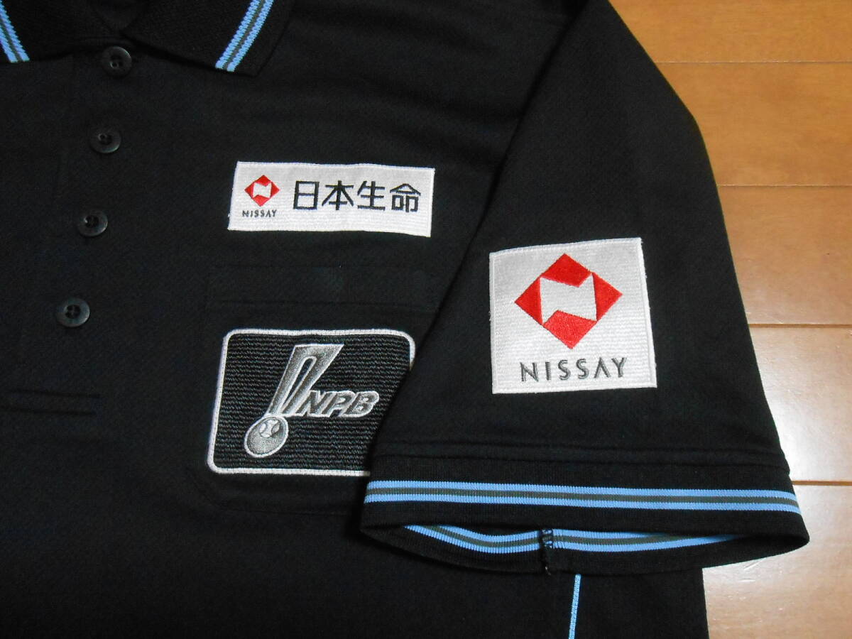 ブラック?。樱樱恕∪毡茎抓硪扒驒C(jī)構(gòu)?。危校聦徟小g使用 アンパイアシャツ　 【美品?袖番２桁】