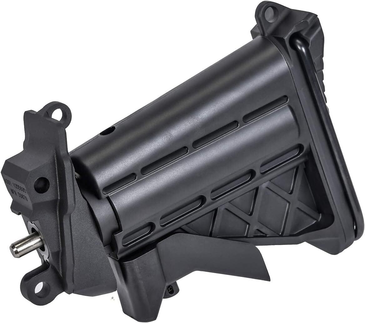 ■新品■VFC ガスブローバックライフル M249 用 リトラクトストック (ブラック)【リトラクト機能でベストな射撃体勢に対応！】