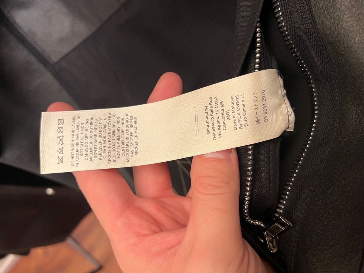 rick owens リックオウエンス アウターシャツ レザージャケット rick owens リックオウエンス アウターシャツ レザージャケット