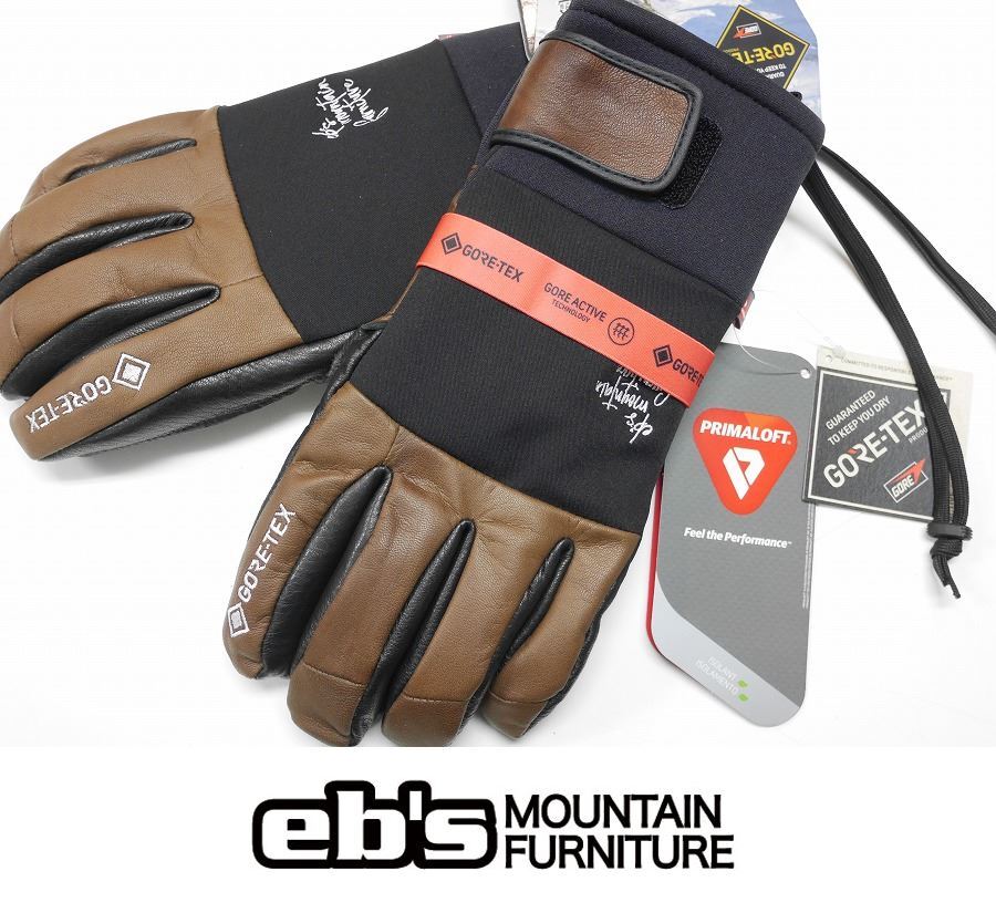 【新品】25 ebs TECH5 GORE-TEX - MOCA - XLサイズ 正規品 スノーボード 5本指 グローブ