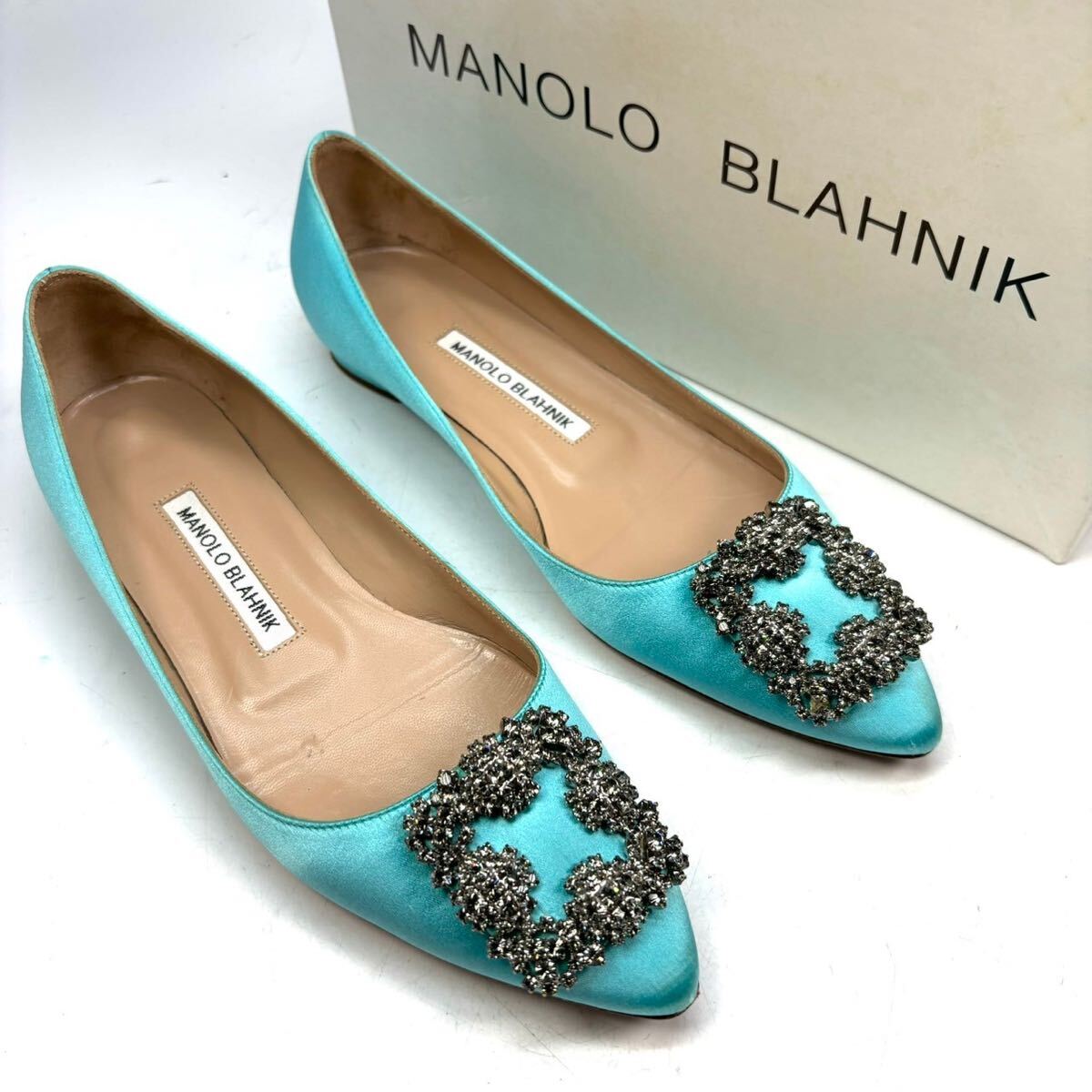 MANOLO BLAHNIK マノロブラニク フラットシューズ ハンギシ 36 1 MANOLO BLAHNIK マノロブラニク フラットシューズ ハンギシ 36 1