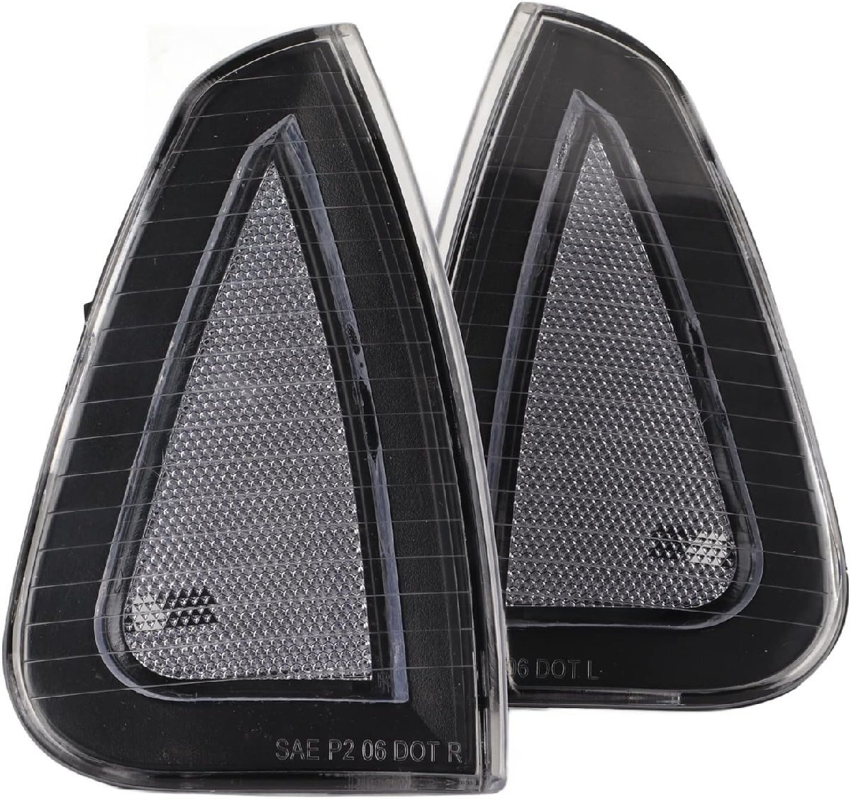 [ очень редкий / черный & прозрачный ]06-10y Dodge Charger угол боковой lai карты левый и правый в комплекте head передний маркер (габарит) 