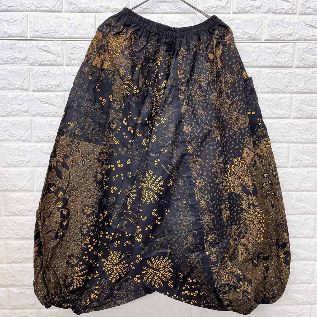 batik шаровары мир рисунок этнический мужской женский свободный размер хлопок 100% D-277