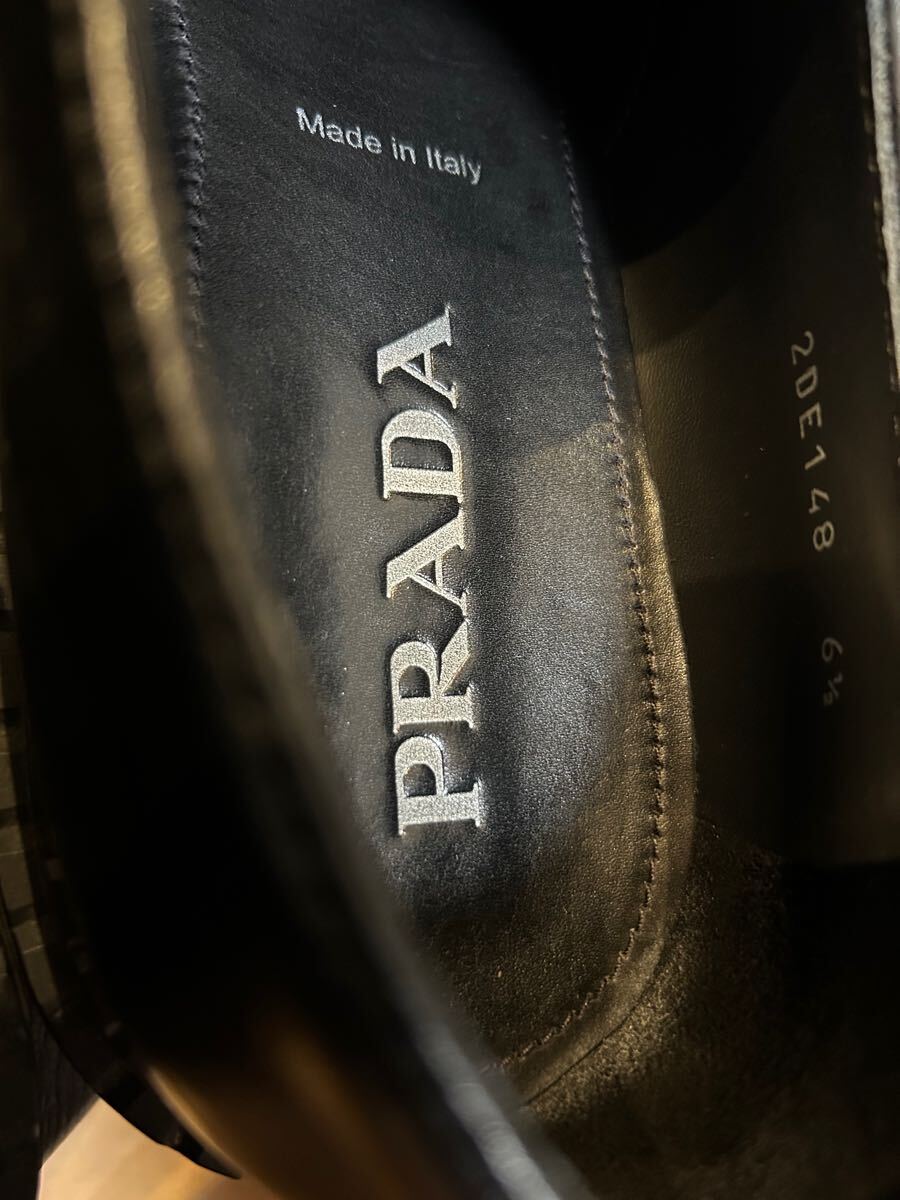 PRADA メンズ 正規品 サイズ6 5 レザー ローファー 厚底|Yahoo PRADA メンズ 正規品 サイズ6 5 レザー ローファー 厚底|Yahoo