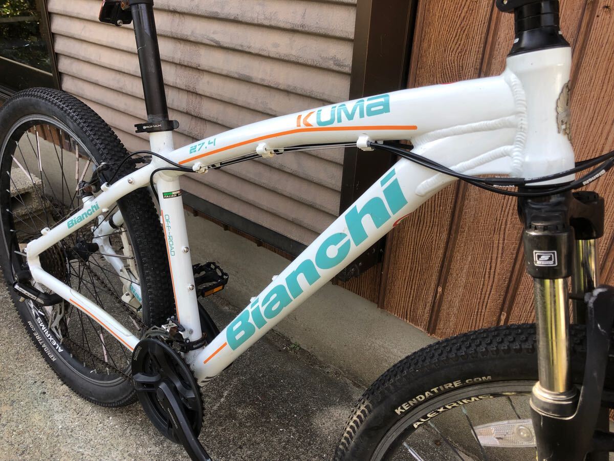 Bianchi KUMA 27 4 サイズM 43cm MTB ビアンキ|Yahoo!フリマ Bianchi KUMA 27 4 サイズM 43cm MTB ビアンキ|Yahoo!フリマ