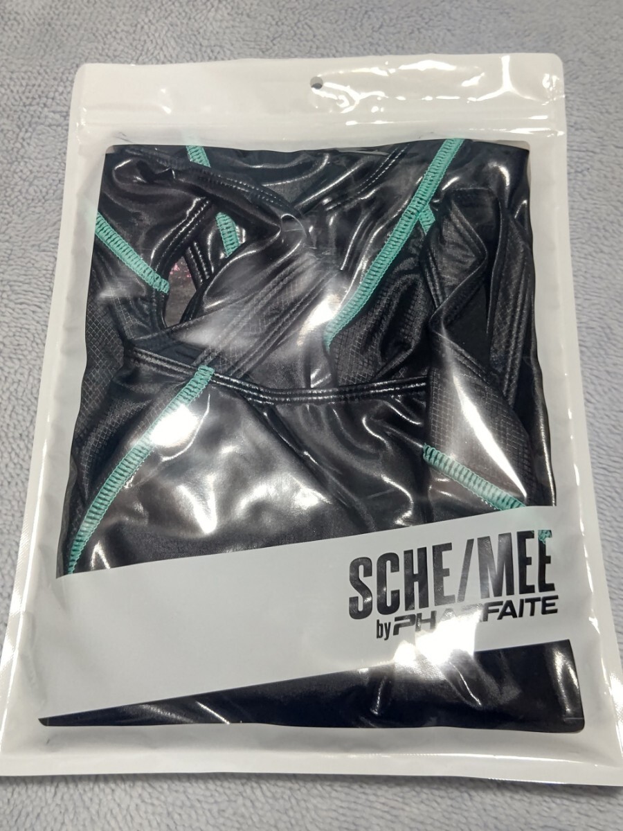 SCHE/MEE】ブラックマテリアルバイカラー競泳水着 PHARFAITE SCHE/MEE】ブラックマテリアルバイカラー競泳水着 PHARFAITE