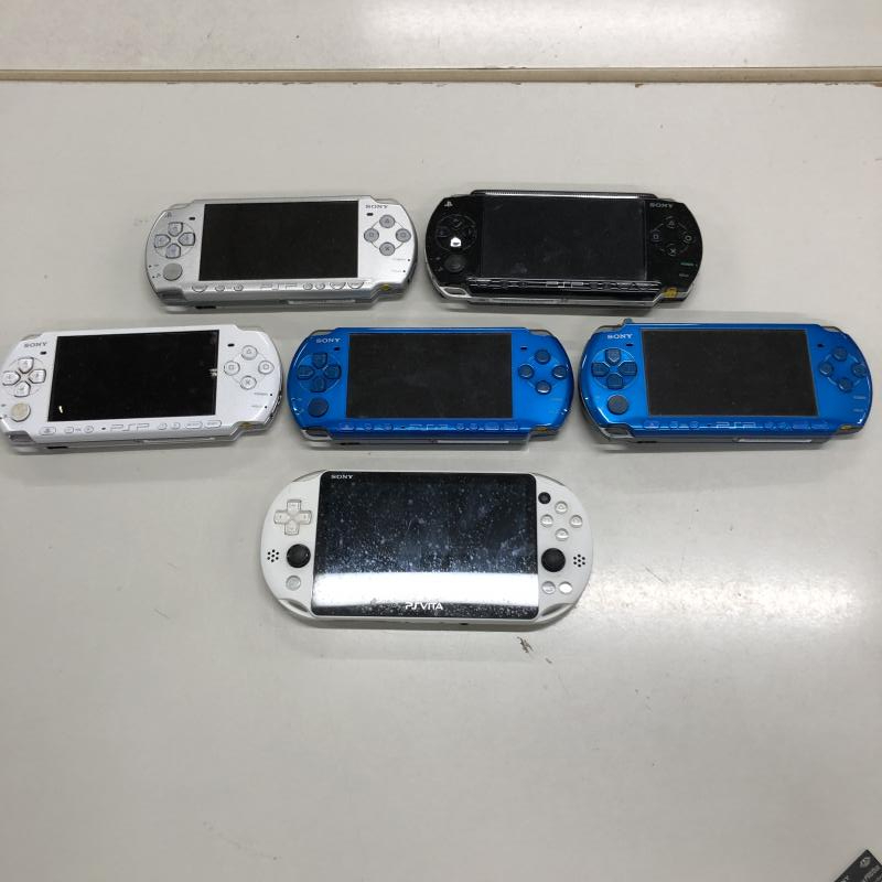 【ジャンク】PSP-3000 3台 PSP-2000 1台 PSP-1000 1台 PSVITA 1台 計6台 本体のみ ピーエスピー ヴィータ SONY ソニー