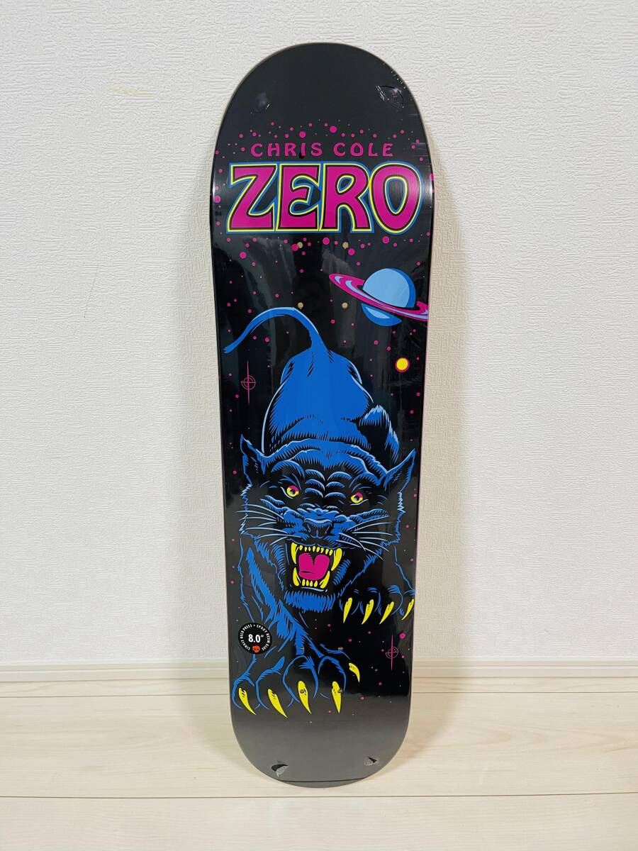 ZERO ゼロ　スケートボードデッキ　8.0*31.6　豹