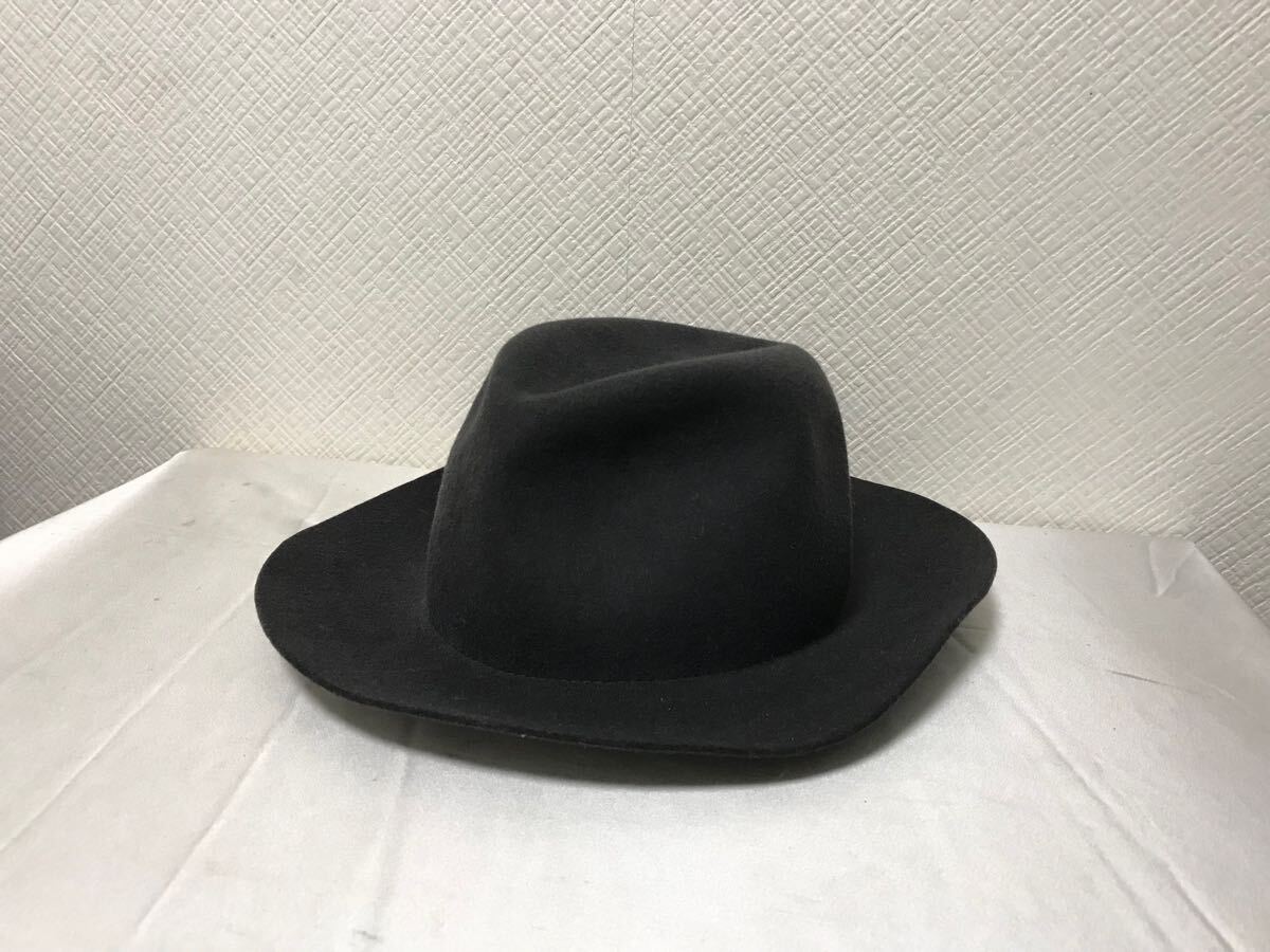 本物カシラCA4LAウールハット帽子キャップボウシハンチングメンズレディースアメカジワークS緑グリーン日本製_画像1