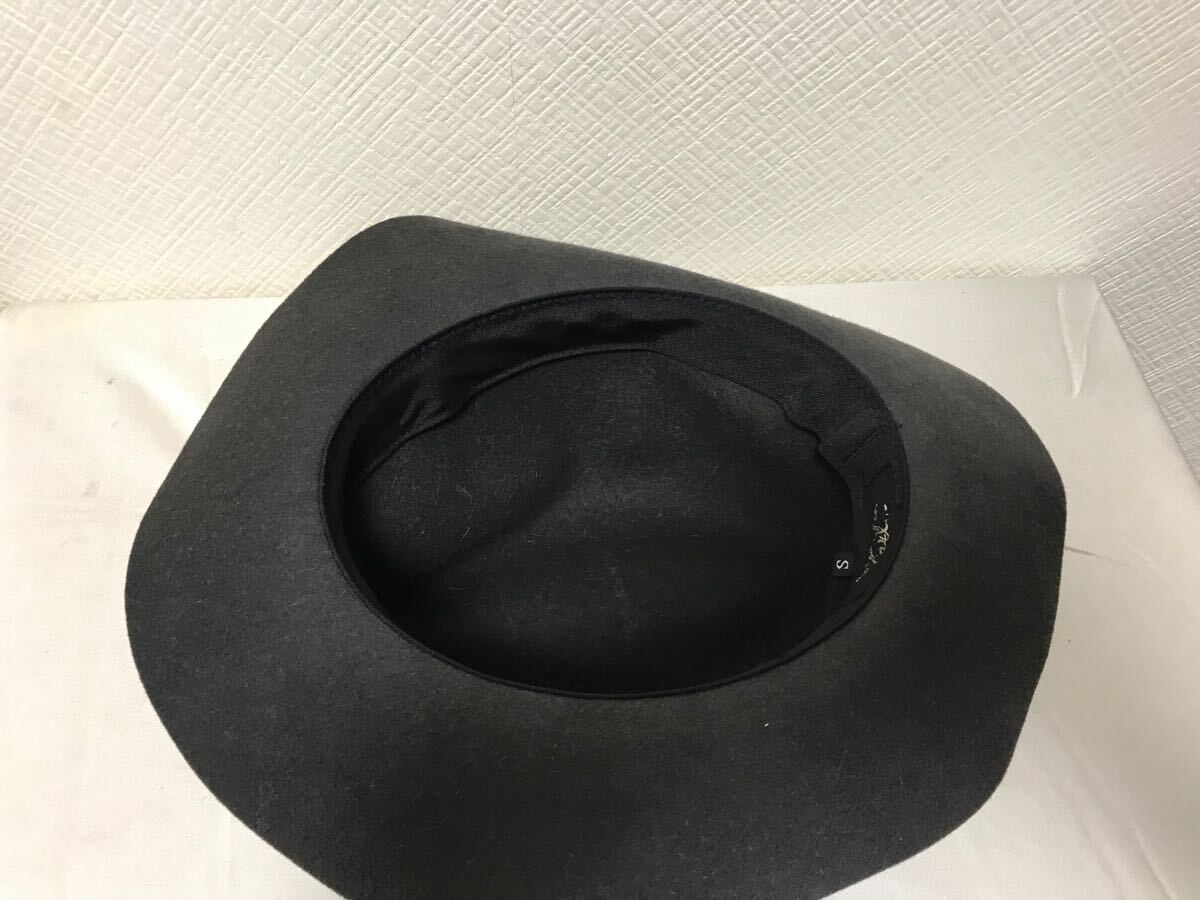 本物カシラCA4LAウールハット帽子キャップボウシハンチングメンズレディースアメカジワークS緑グリーン日本製_画像6