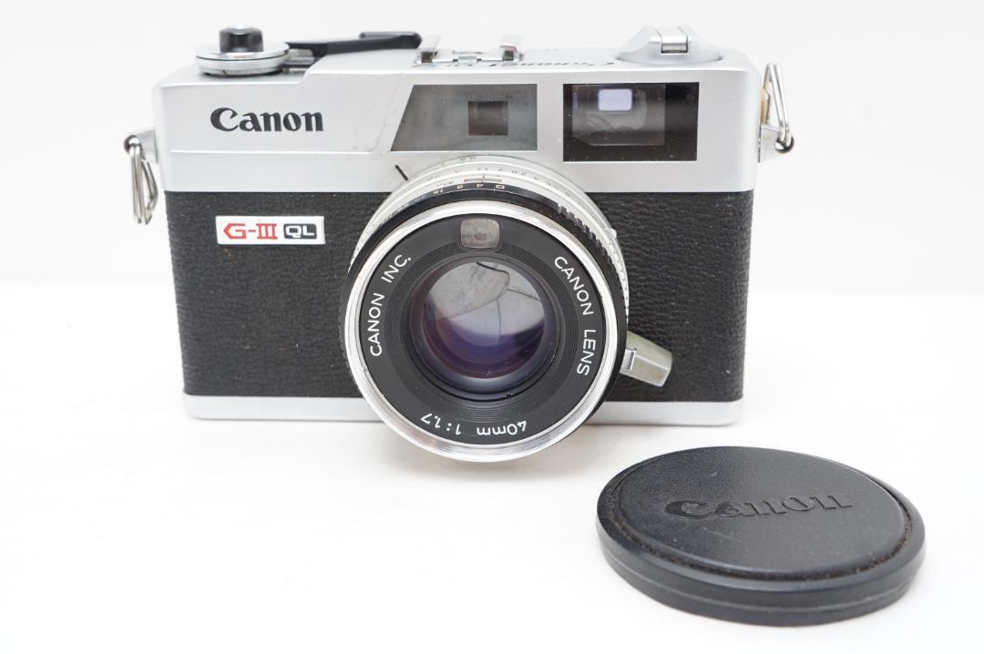 Canon Canonet QL17 G-Ⅲ G3 40mm f1.7|レンジファインダー Canon Canonet QL17 G-Ⅲ G3 40mm f1.7|レンジファインダー