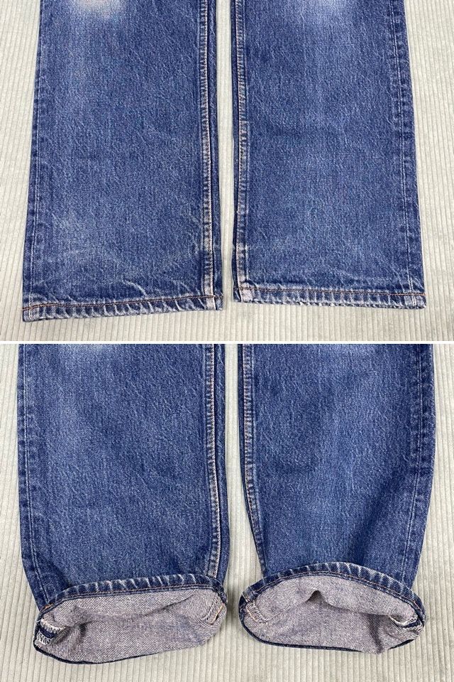 80's 90's 米國制 リーバイス LEVI'S 501 色濃い目 ひげ 544工場 表記W34L34 実寸W83L78 [ta-1287]