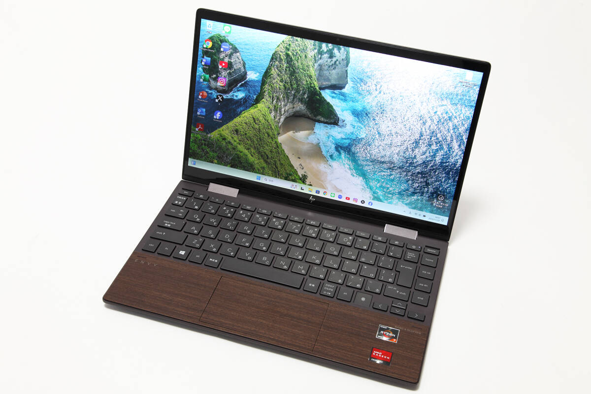 Yahoo!オークション - 【美品／Ryzen7／Office】ENVY x360（WoodEditio
