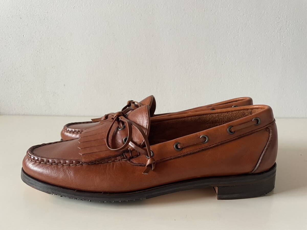 未使用品◎アレンエドモンズ Muldoon キルトローファー 茶 9.1/2D◎ 未使用品◎アレンエドモンズ Muldoon キルトローファー 茶 9.1