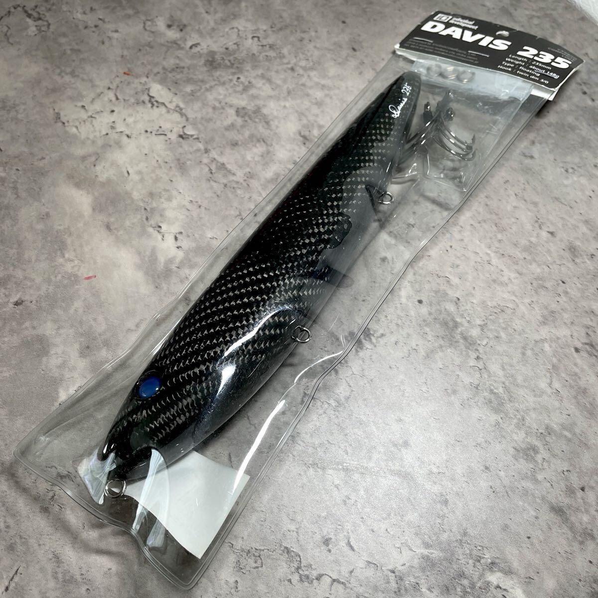 ★新品 未使用★希少 スタジオコンポジット DAVIS 235 デイビス カーボンコンポジット ランカーシーバス ルアー トップウォーター 釣り