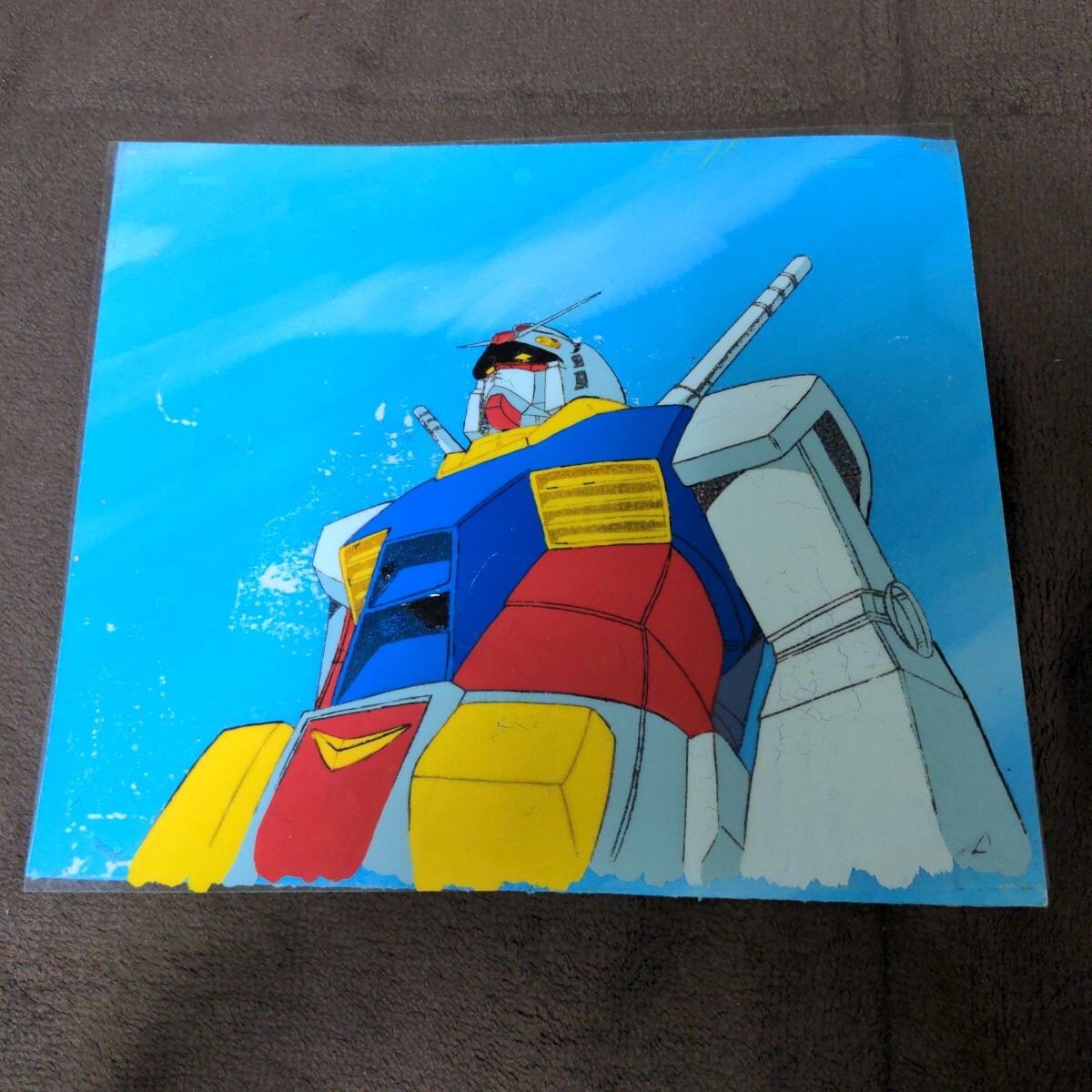 Yahoo!オークション - 機動戦士ガンダムセル画 直筆背景付 Yahoo!オークション - 機動戦士ガンダムセル画 直筆背景付