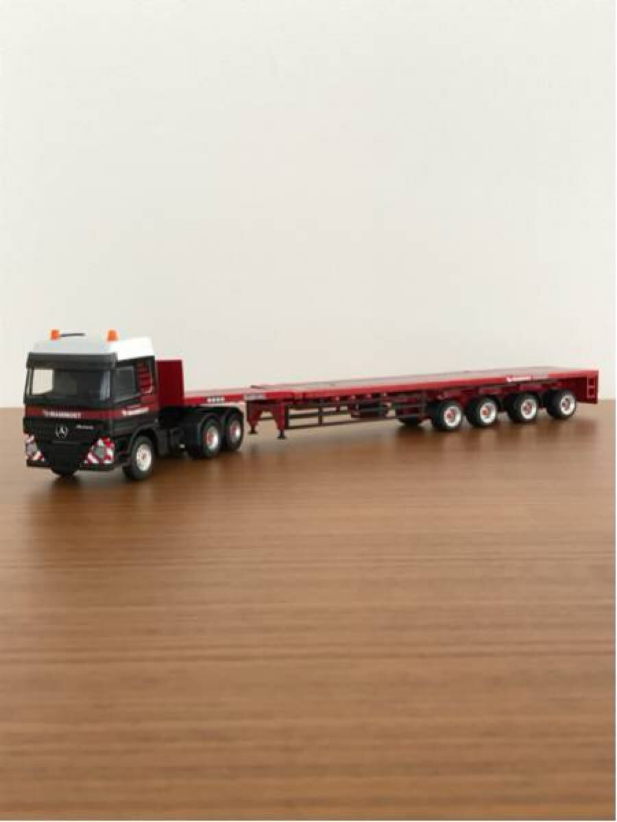 コンラード conrad ベンツ アクトロス　Actros with Goldhofer Trailer マムート Mammoet仕様/建機　重機　トラック　トレーラー　マムート